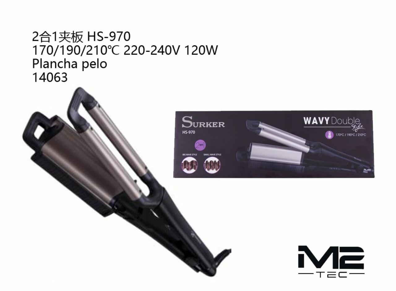 Plancha para Cabello Surker Wavy 2 en 1